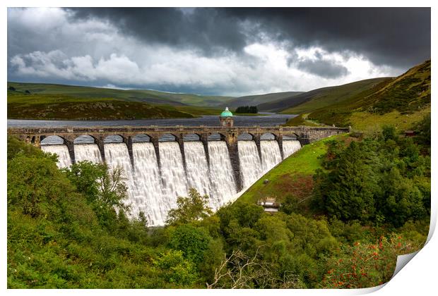 Craig Goch, Elan Valley Print by Dean Merry