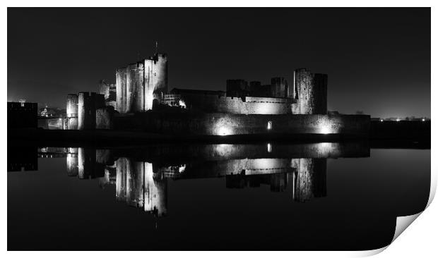 Caerphilly Castle Print by Dean Merry