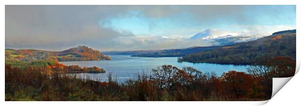 Scottish Loch Print by Michael Hopes