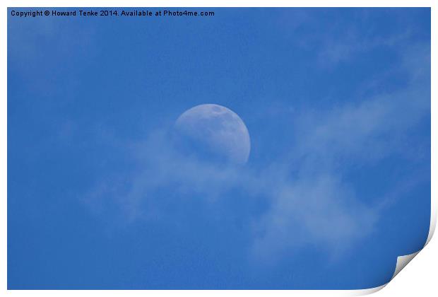 Afternoon Half Moon Print by Howard Tenke