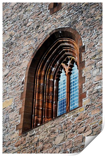  Bell Tower Window Print by Angela Rowlands