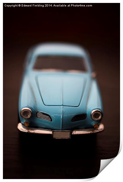 Toy Car Print by Edward Fielding