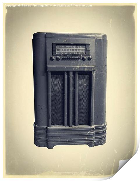 Old School iPod Print by Edward Fielding
