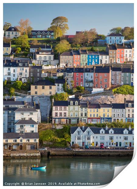 Early Morning in Cobh - County Cork Print by Brian Jannsen