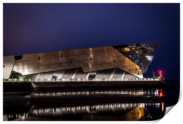 The Deep Aquarium, Kingston upon Hull Print by Liam Gibbins