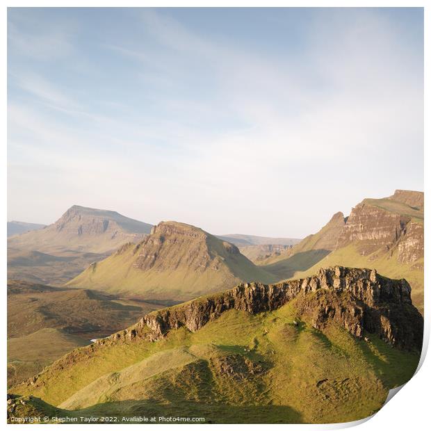 The Quiraing Print by Stephen Taylor