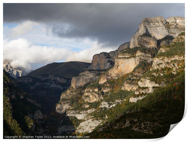 The Canyon Anisclo Print by Stephen Taylor