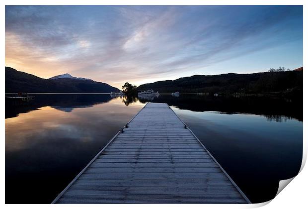  Loch Lomond at Sunrise Print by Stephen Taylor