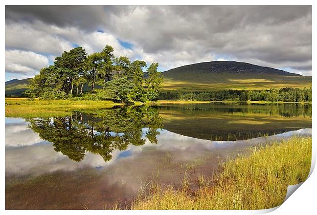 Loch Tulla reflections Print by Stephen Taylor