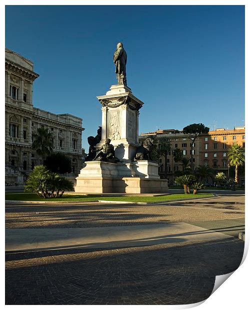 Piazza Cavour Rome Print by Stephen Taylor