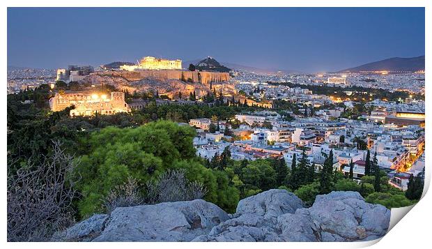  Acropolis of Athens Print by Stephen Taylor