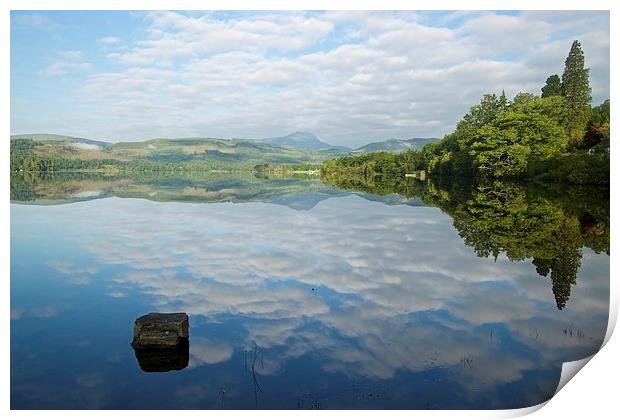  The trossachs in summer Print by Stephen Taylor