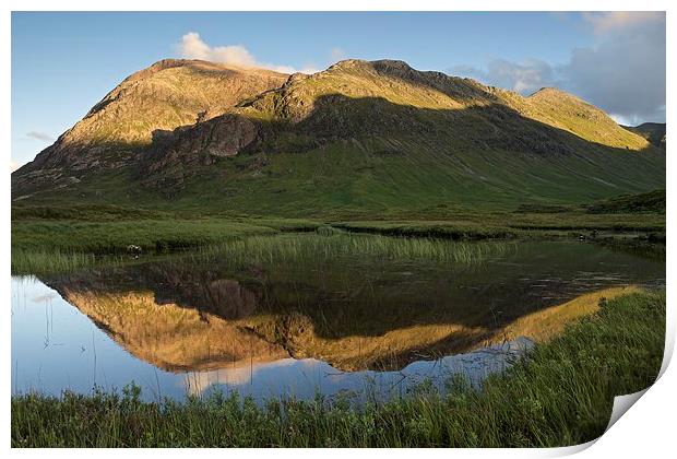 The back of the Buachaille Print by Stephen Taylor