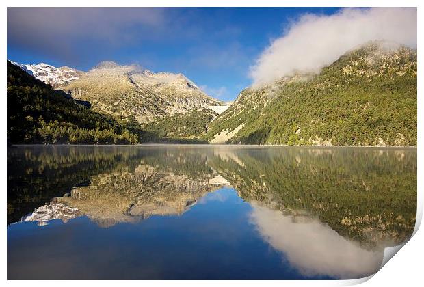  Mist in the Pyrenees Print by Stephen Taylor