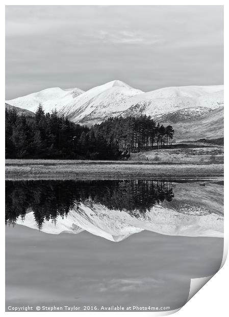 Loch Tulla Print by Stephen Taylor