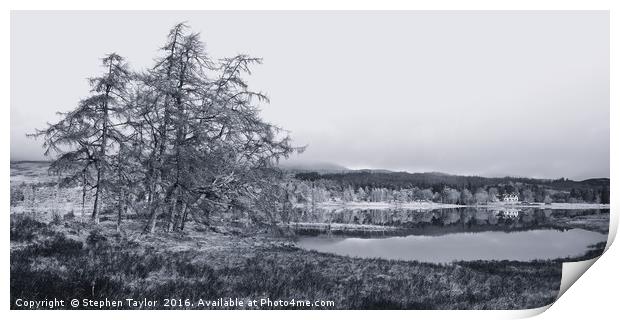 Loch Tulla Print by Stephen Taylor