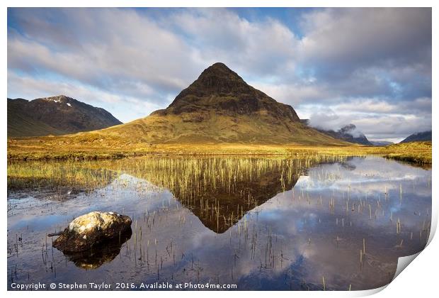 The other Buachaille Print by Stephen Taylor