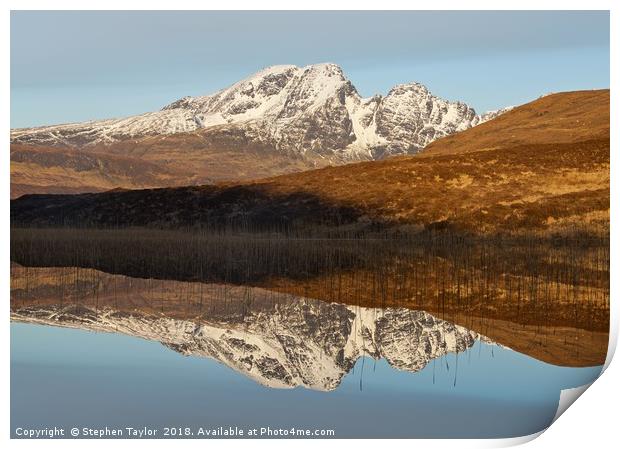 Loch Cill Chriosd Print by Stephen Taylor