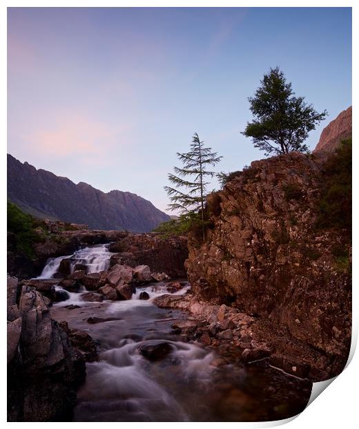 Sunset in Glencoe Print by Stephen Taylor