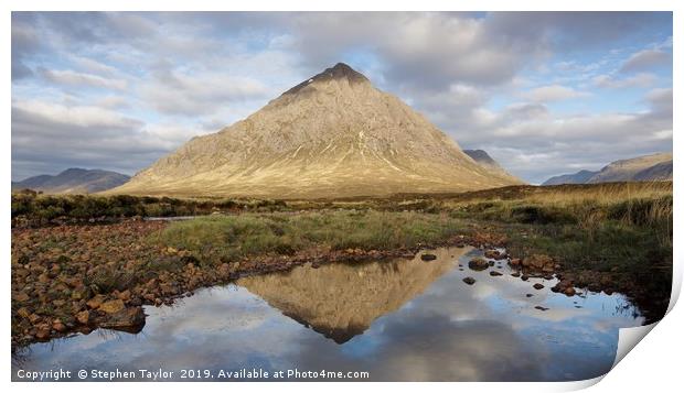 Glencoe Print by Stephen Taylor