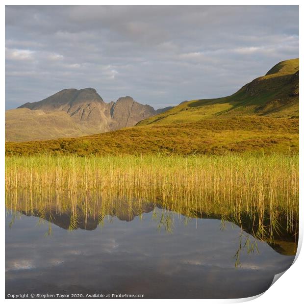 Loch Cill Chriosd Print by Stephen Taylor