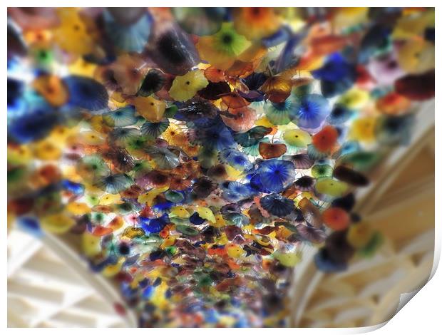  Bellagio Lobby ceiling Print by Andy Smith