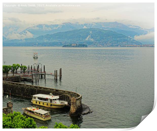 lake maggiore           Print by Andy Smith