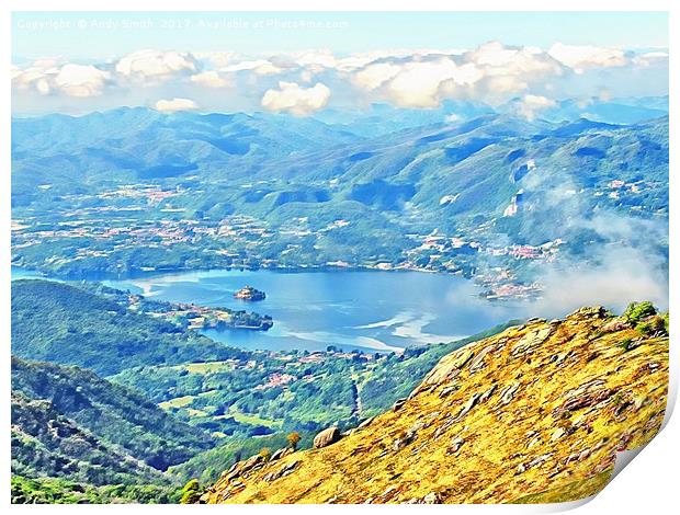 Lake Orta           Print by Andy Smith