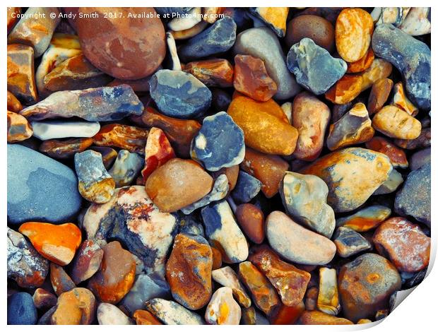 Serenity Stones Print by Andy Smith