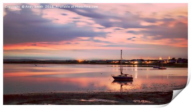 Serenity of Ravenglass Print by Andy Smith