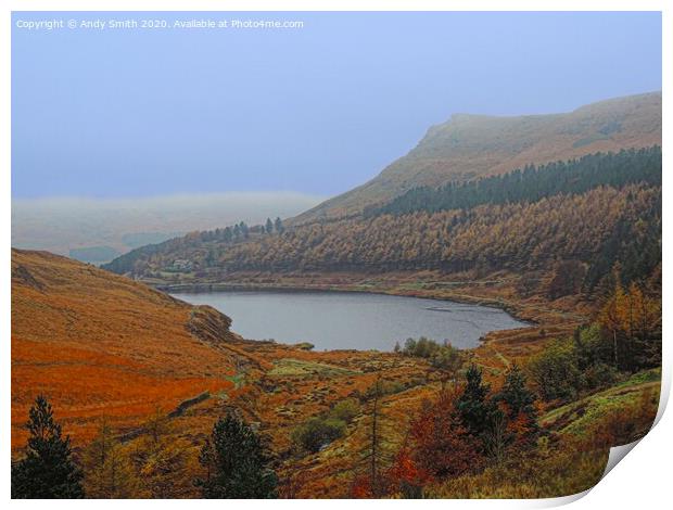 Majestic Autumn Over Dovestones Print by Andy Smith