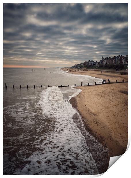 Southwold Winter View Print by Sally Lloyd