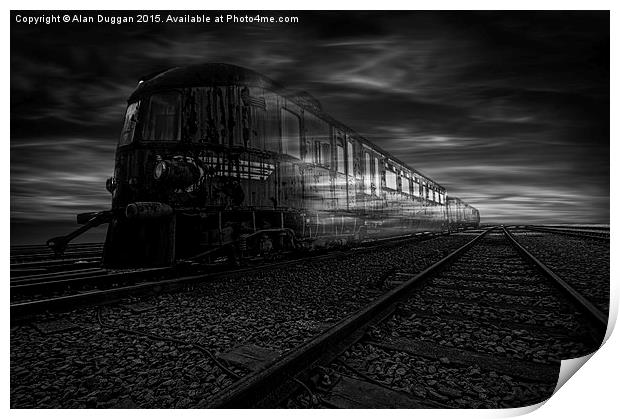  Fading into the past Print by Alan Duggan