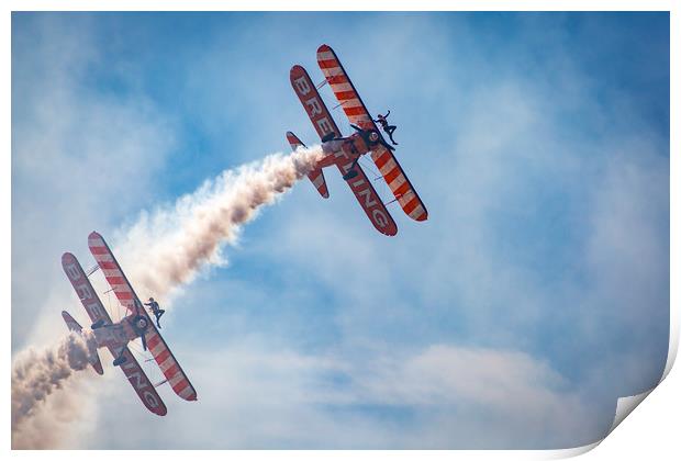 Breitling Wing Walkers Print by Alan Duggan