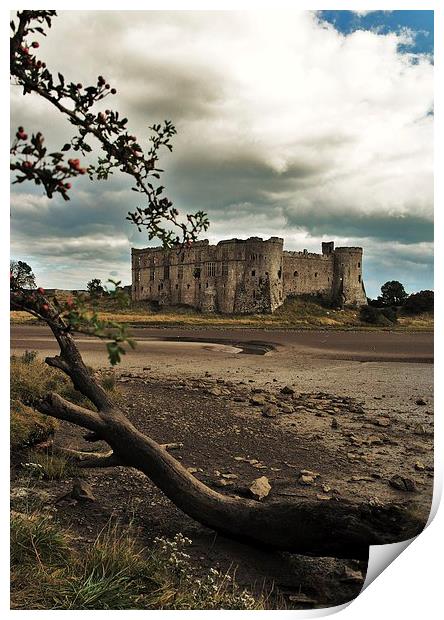  Carew Castle Print by Mandy Llewellyn