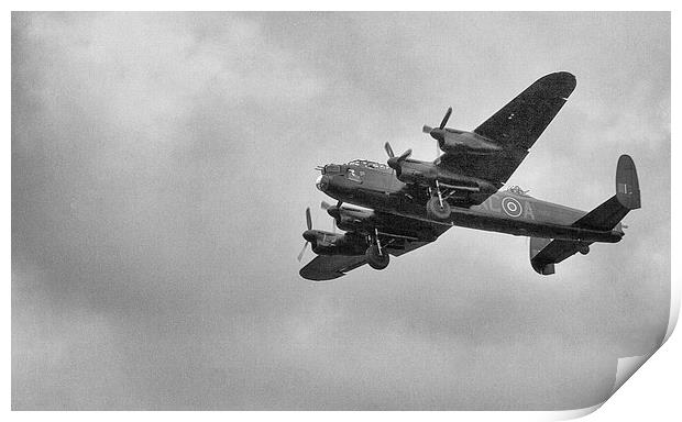  Lancaster Bomber Print by Ian Young