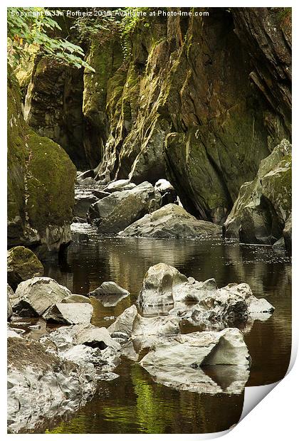  Fairy Glen, Betws Y Coed, Snowdonia National Park Print by Jan Hofheiz