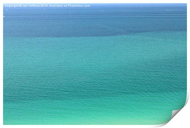 Florida Ocean 1 Print by Jan Hofheiz