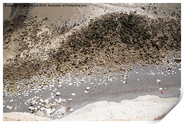  Beachy Head, Sussex Print by Jan Hofheiz