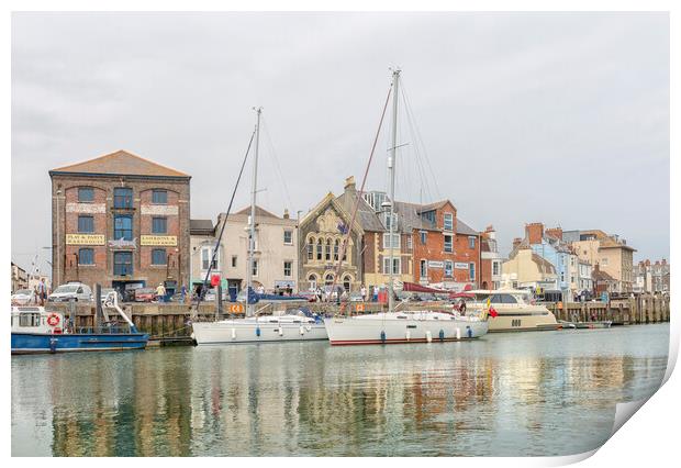 Weymouth Harbour Print by Mark Godden