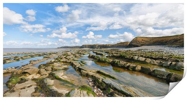 Kilve Beach Print by Mark Godden