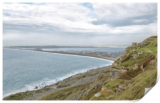 Chesil Beach Print by Mark Godden