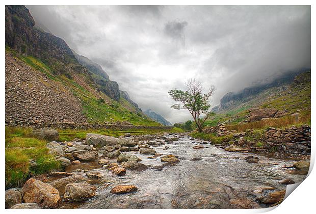  Llanberis Pass Print by Mark Godden