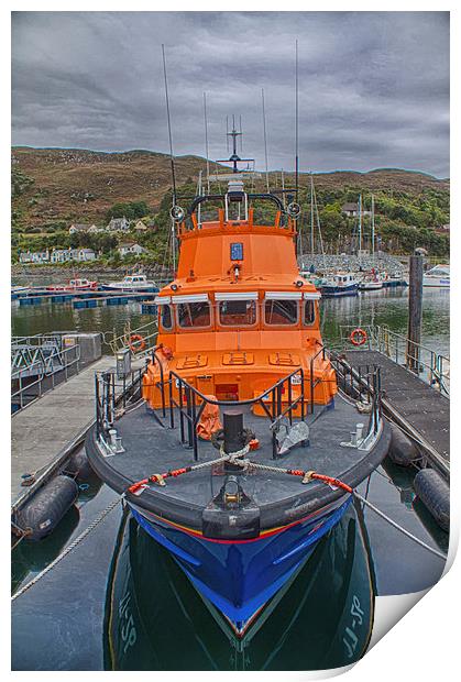  Mallaig Lifeboat Print by Mark Godden