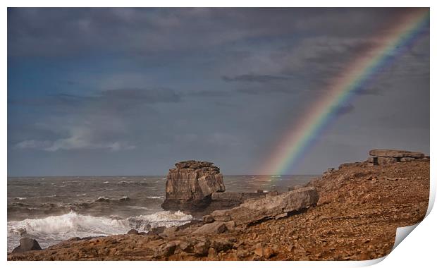  Pulpit Rock Rainbow. Print by Mark Godden