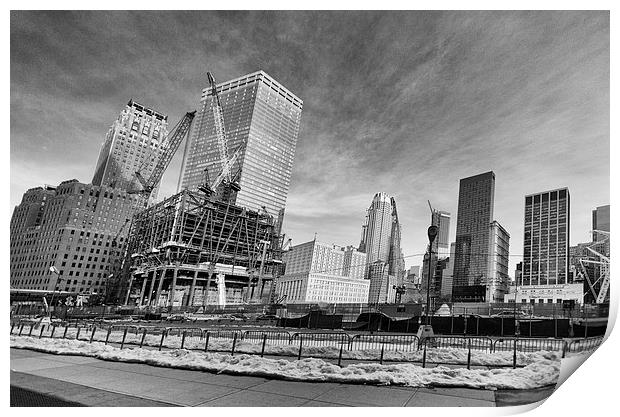  Ground Zero. Print by Mark Godden