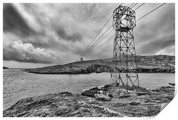  Dursey Cable Car Print by Mark Godden