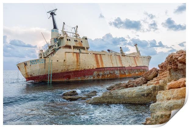 Wreck of the Edro 3. Print by Mark Godden