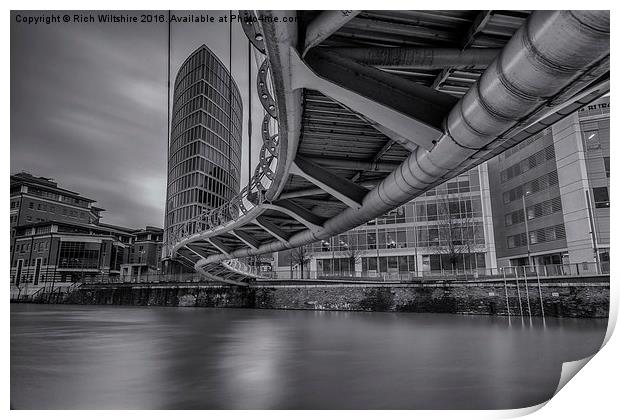 Bridge With A Twist Print by Rich Wiltshire