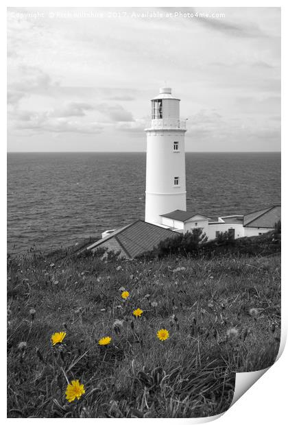 Trevose Lighthouse Print by Rich Wiltshire